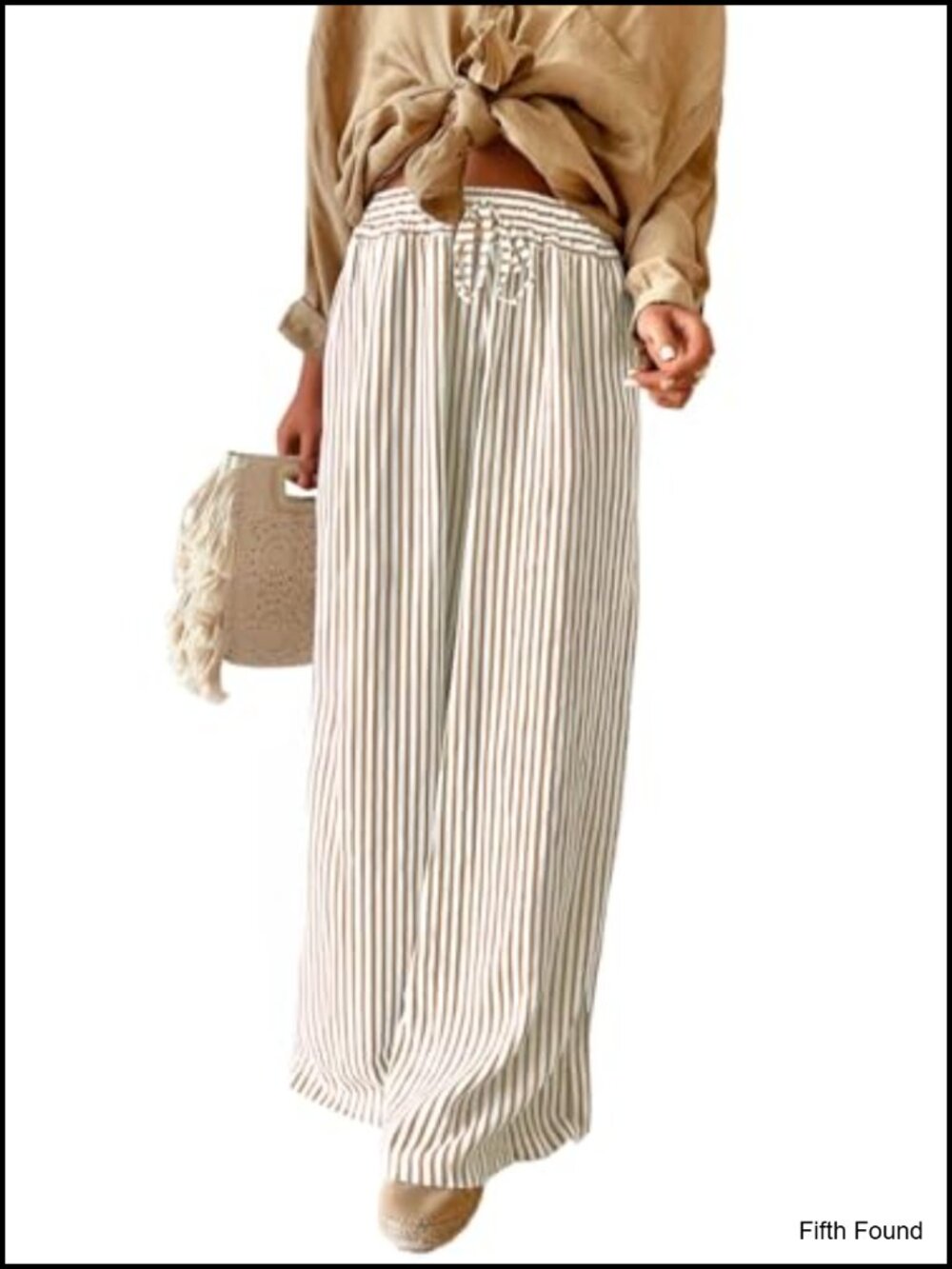 Wide Leg Pajama Lounge Pants with Pockets, Drawstring Waist, Striped Gingham,